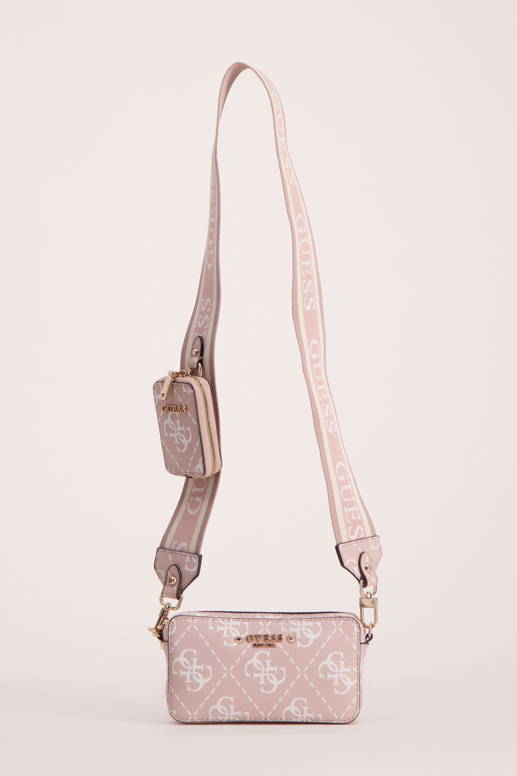 Sac bandoulière guess online rose